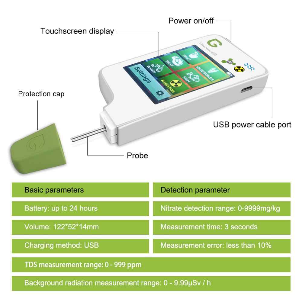 Дозиметр-радіометр, нітрат-тестер і вимірювач жорсткості води Greentest ...